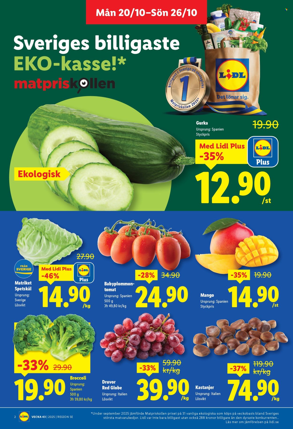 Lidl reklamblad - 20/10 2025 - 26/10 2025. Sida 2