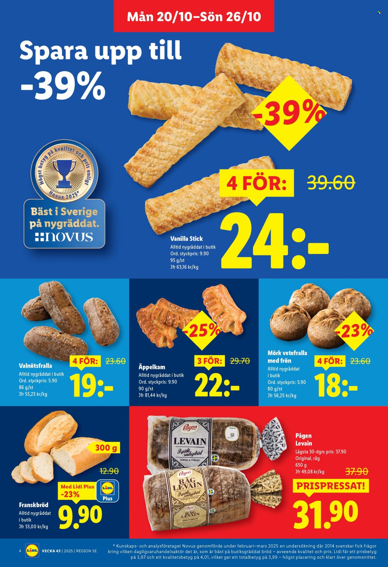 Lidl reklamblad - 20/10 2025 - 26/10 2025. Sida 4