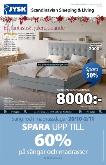 JYSK reklamblad - 20/10 2025 - 2/11 2025.