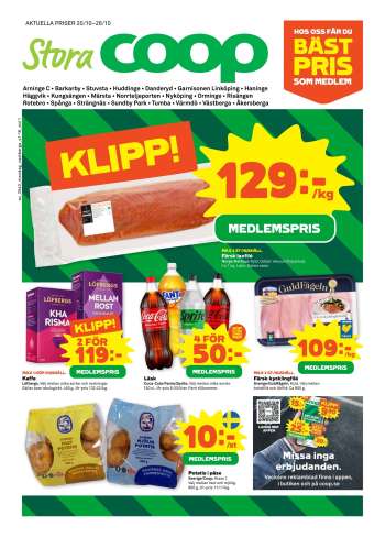Stora Coop reklamblad - 20/10 2025 - 26/10 2025.