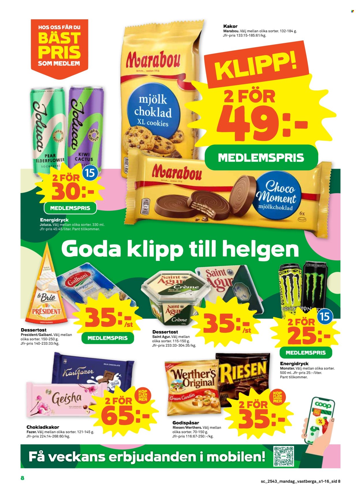 Stora Coop reklamblad - 20/10 2025 - 26/10 2025. Sida 8