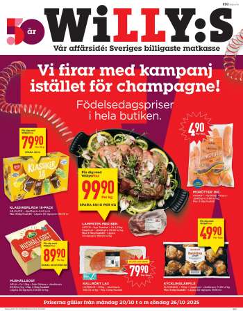 Willys reklamblad - 20/10 2025 - 26/10 2025.