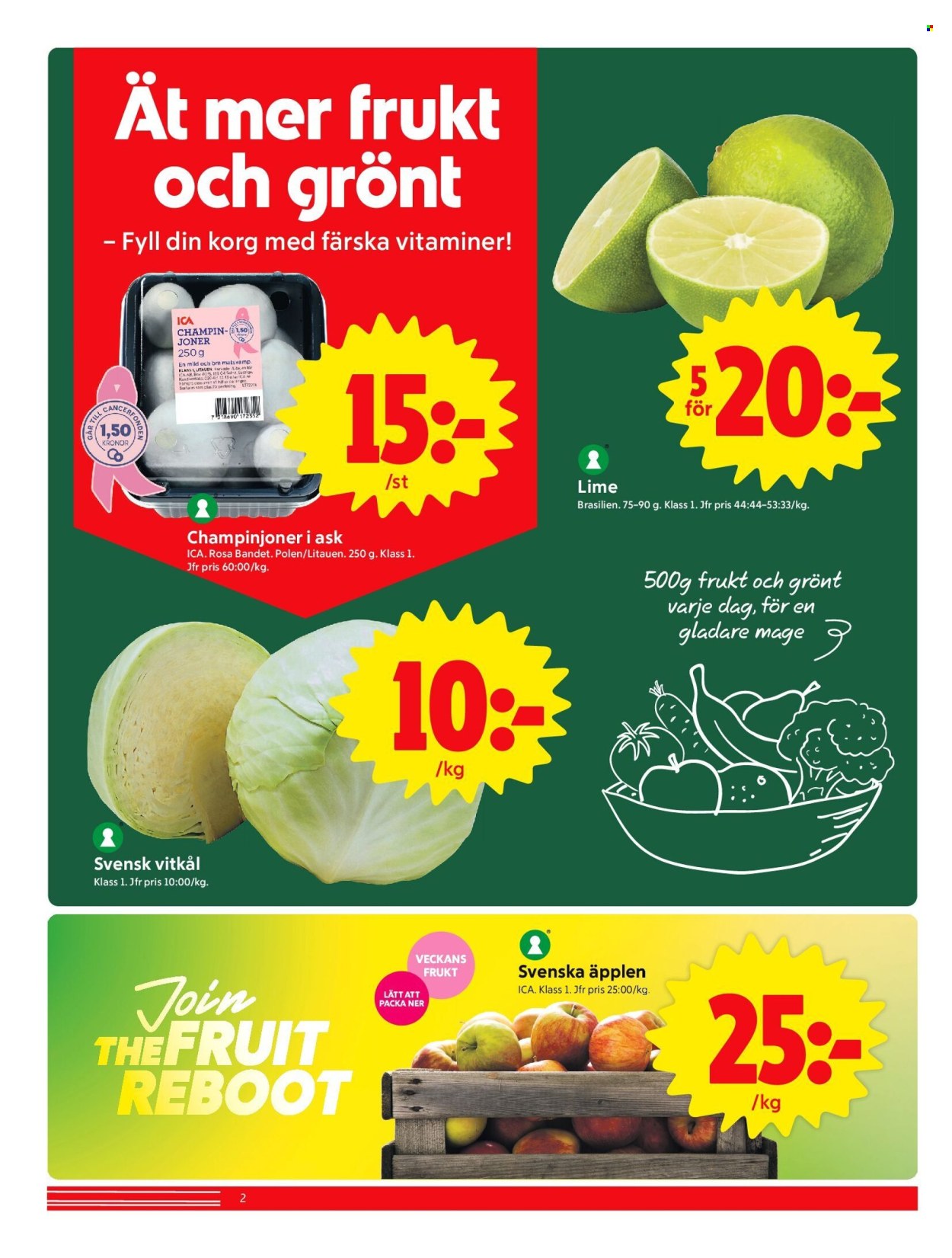 ICA reklamblad - 20/10 2025 - 26/10 2025. Sida 2