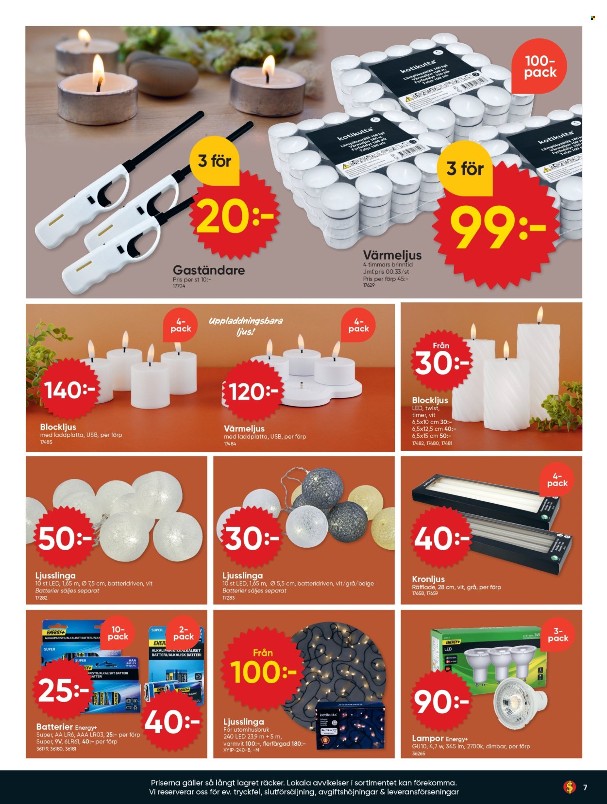 DollarStore reklamblad - 20/10 2025 - 26/10 2025. Sida 7