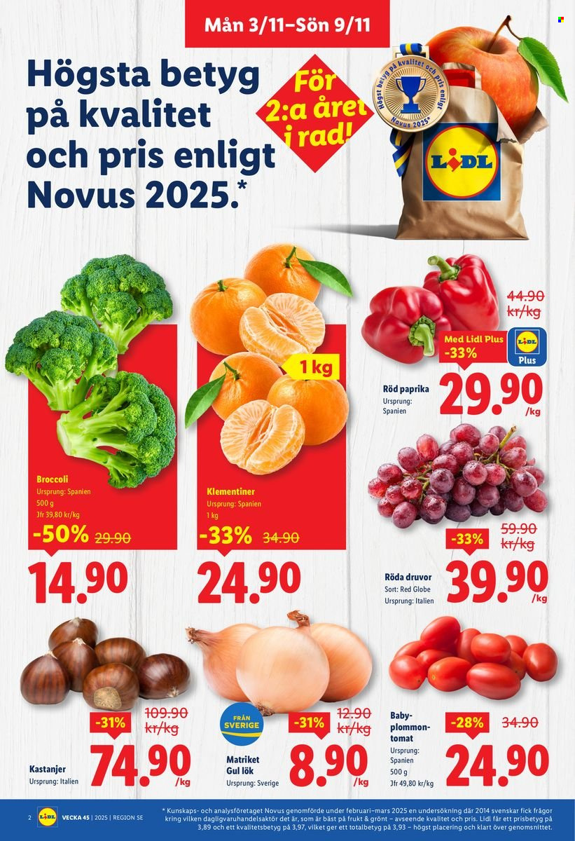 Lidl reklamblad - 3/11 2025 - 9/11 2025. Sida 3
