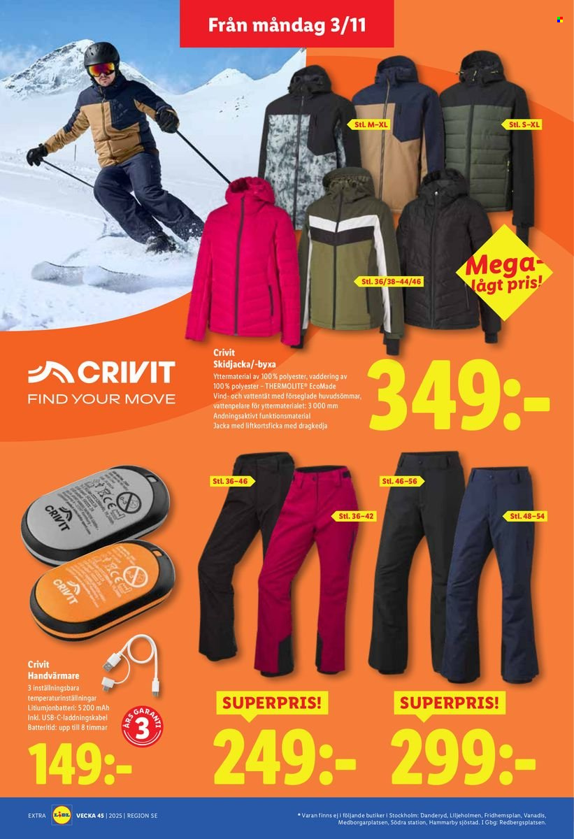 Lidl reklamblad - 3/11 2025 - 9/11 2025. Sida 19