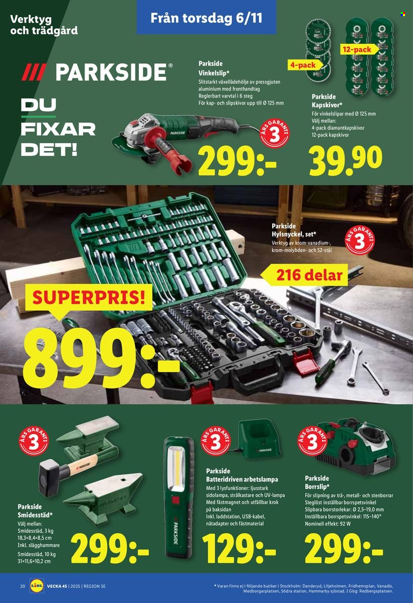 Lidl reklamblad - 3/11 2025 - 9/11 2025. Sida 24