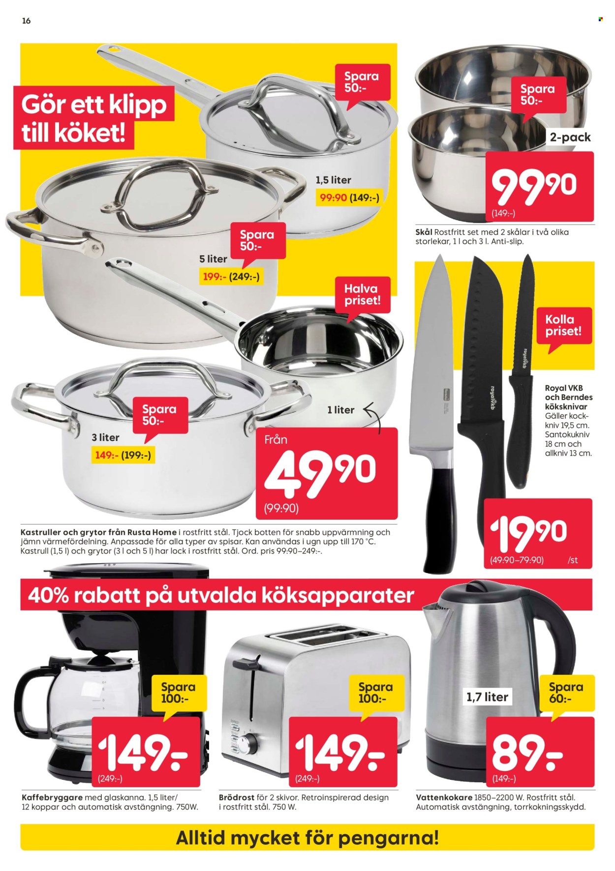 Rusta reklamblad - 27/10 2025 - 2/11 2025. Sida 16