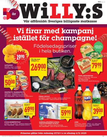 Willys reklamblad - 27/10 2025 - 2/11 2025.