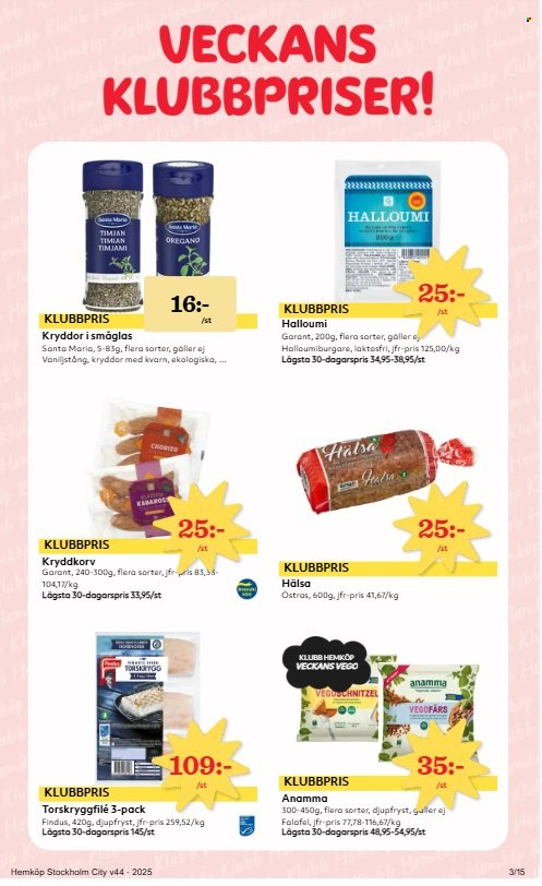 Hemköp reklamblad - 27/10 2025 - 2/11 2025. Sida 3