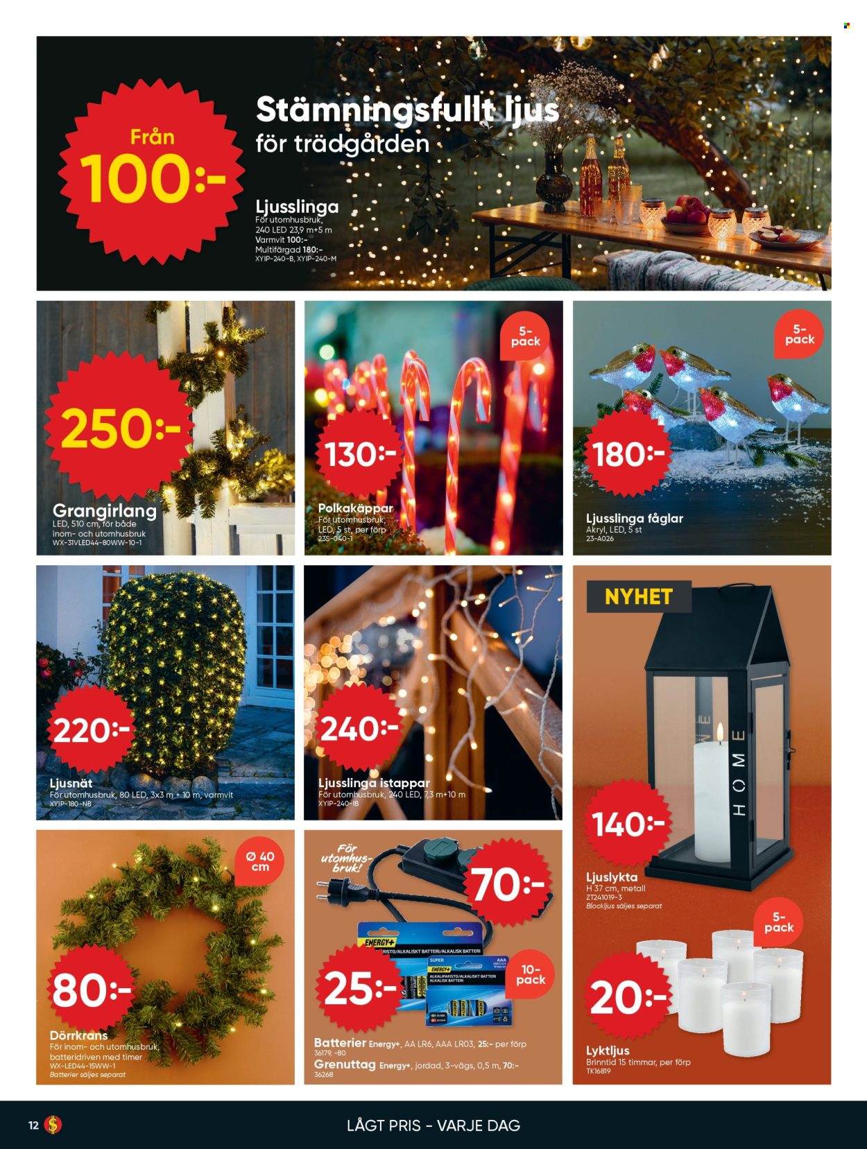 DollarStore reklamblad - 27/10 2025 - 2/11 2025. Sida 12