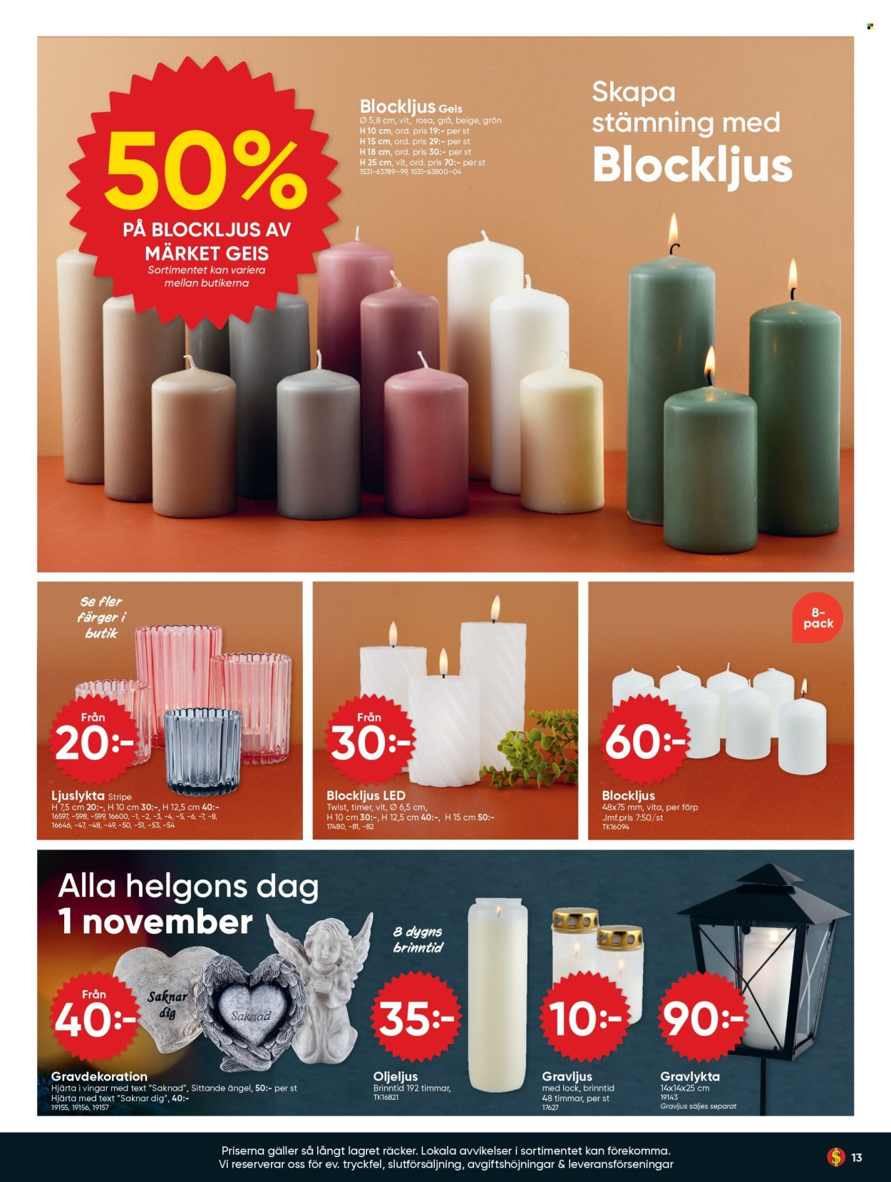 DollarStore reklamblad - 27/10 2025 - 2/11 2025. Sida 13