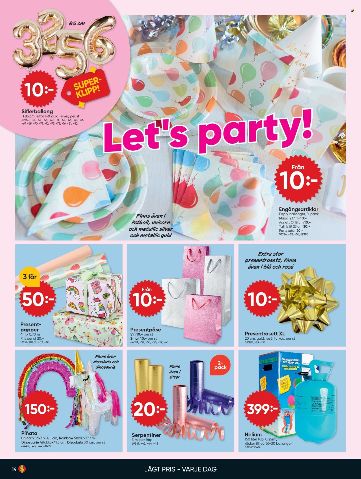 DollarStore reklamblad - 27/10 2025 - 2/11 2025. Sida 14