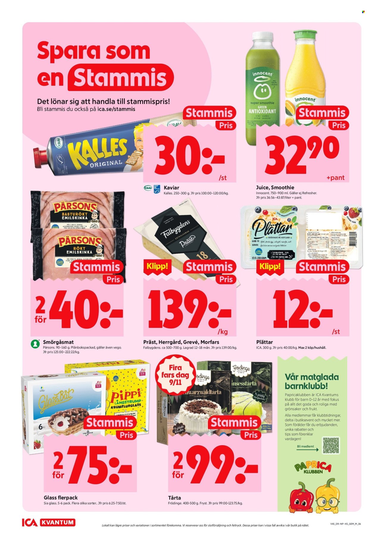 ICA reklamblad - 3/11 2025 - 9/11 2025. Sida 8