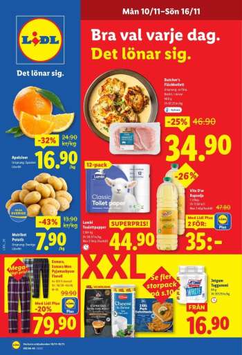 Lidl reklamblad - 10/11 2025 - 16/11 2025.