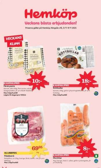 Hemköp reklamblad - 3/11 2025 - 9/11 2025.
