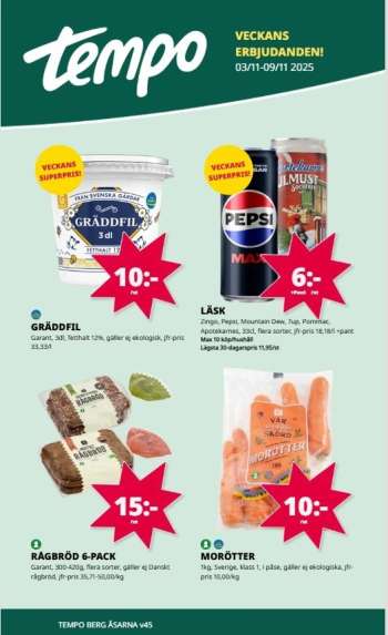 Tempo reklamblad - 3/11 2025 - 9/11 2025.