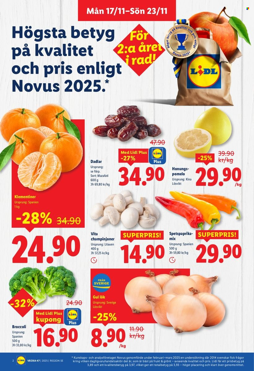 Lidl reklamblad - 17/11 2025 - 23/11 2025. Sida 2