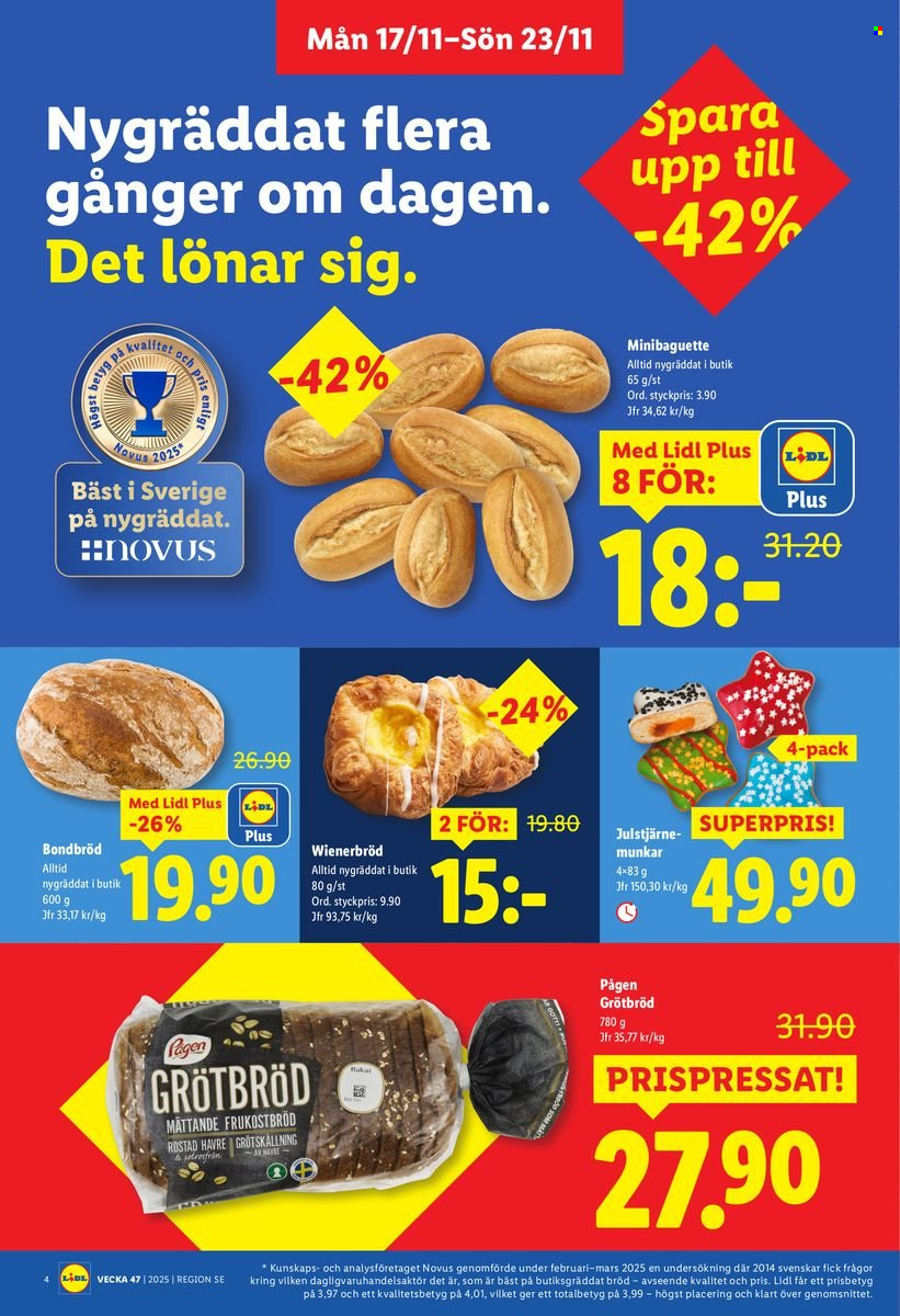 Lidl reklamblad - 17/11 2025 - 23/11 2025. Sida 4