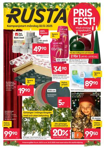 Rusta reklamblad - 10/11 2025 - 16/11 2025.