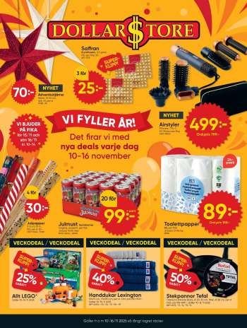 DollarStore reklamblad - 10/11 2025 - 16/11 2025.
