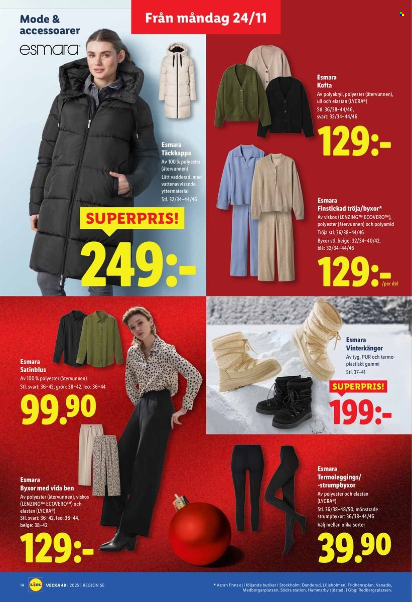 Lidl reklamblad - 24/11 2025 - 30/11 2025. Sida 17