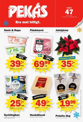 Pekås reklamblad - 17/11 2025 - 23/11 2025.