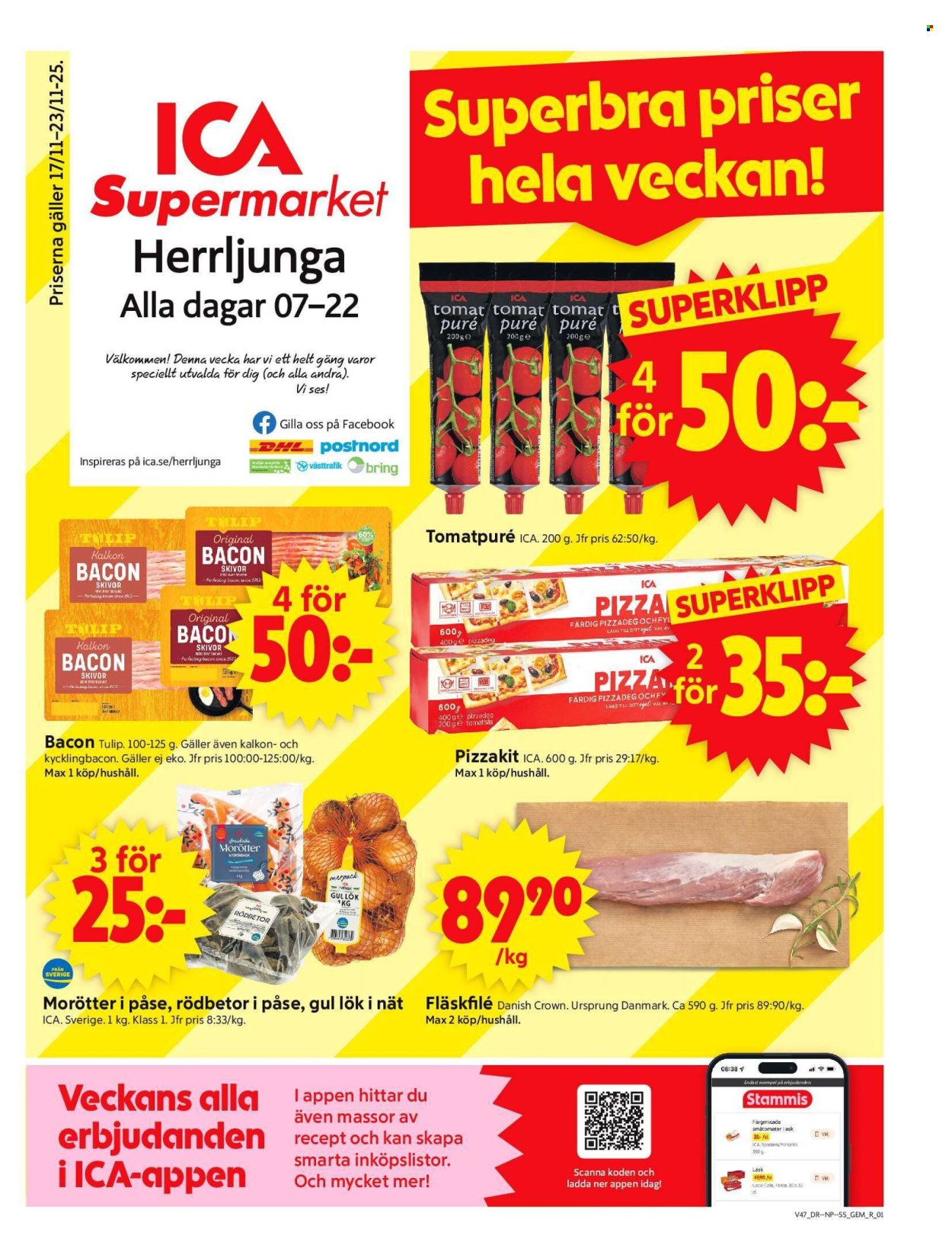 ICA reklamblad - 17/11 2025 - 23/11 2025. Sida 1