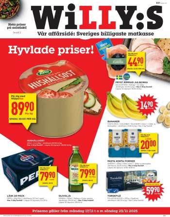 Willys reklamblad - 17/11 2025 - 23/11 2025.