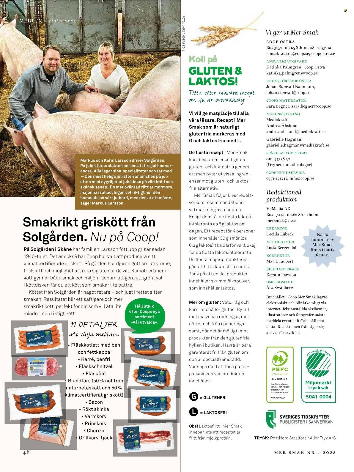 Coop reklamblad. Sida 48