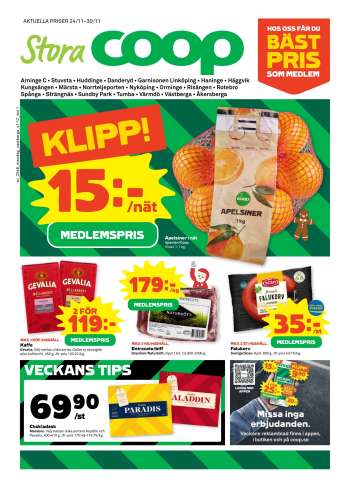 Stora Coop reklamblad - 24/11 2025 - 30/11 2025.