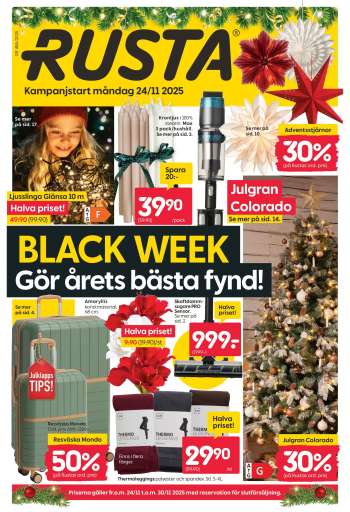 Rusta reklamblad - 24/11 2025 - 30/11 2025.
