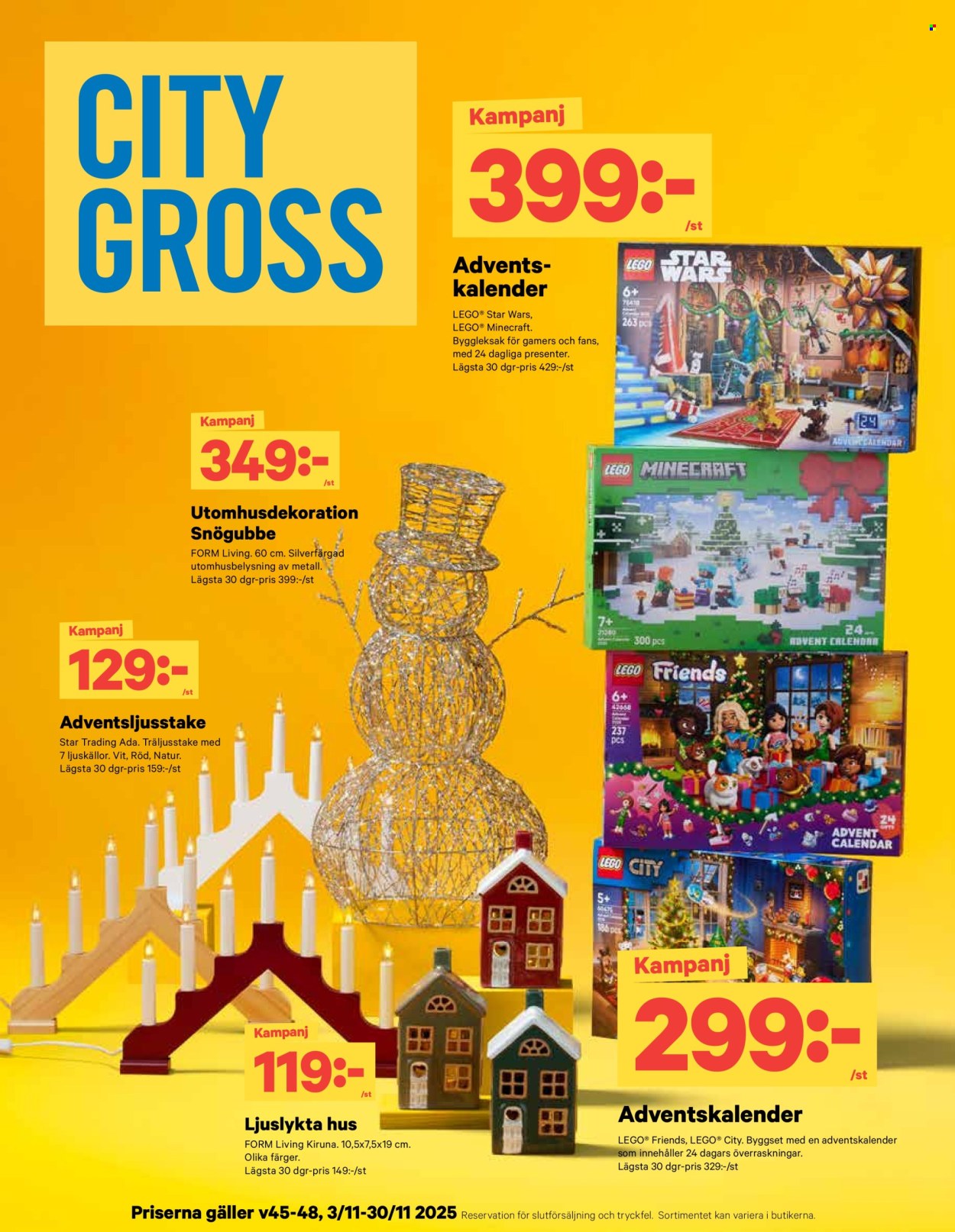 City Gross reklamblad - 24/11 2025 - 30/11 2025. Sida 13