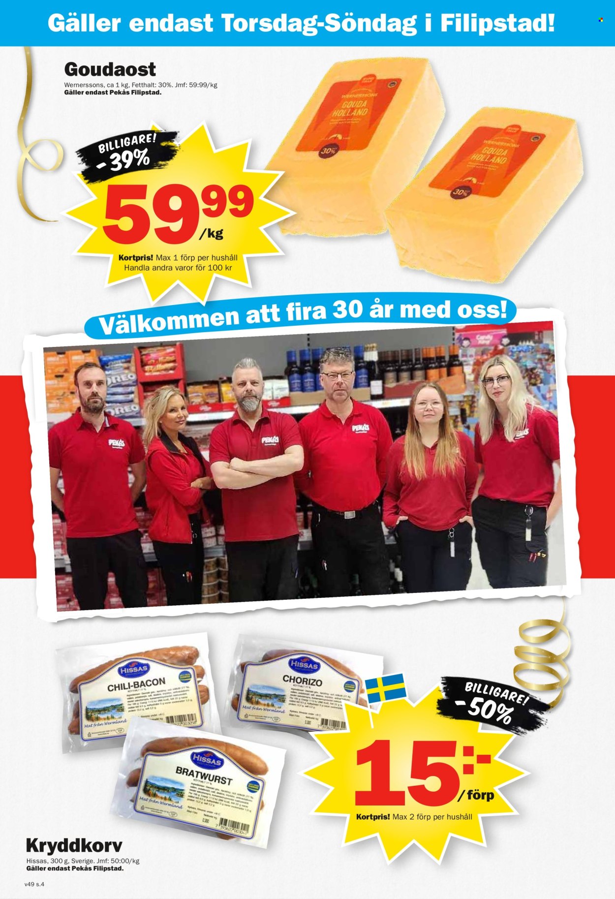 Pekås reklamblad - 1/12 2025 - 7/12 2025. Sida 4