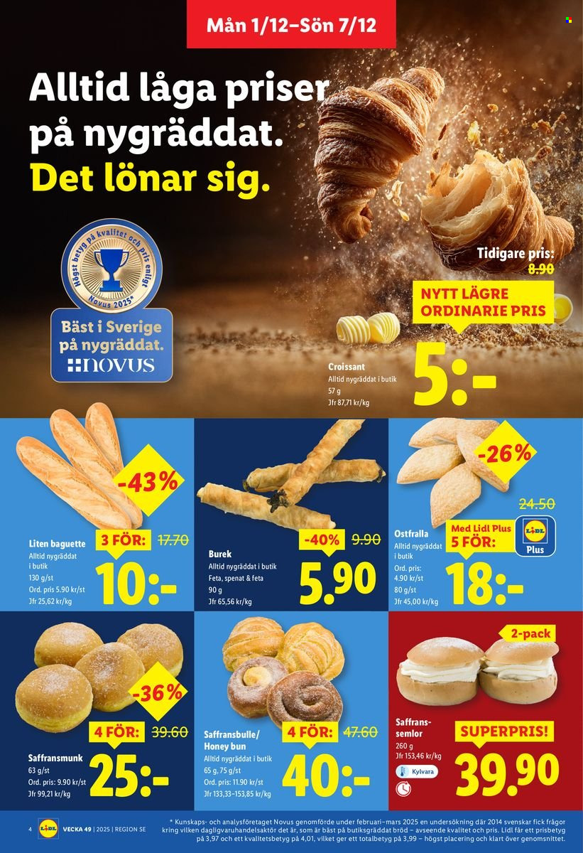 Lidl reklamblad - 1/12 2025 - 7/12 2025. Sida 4