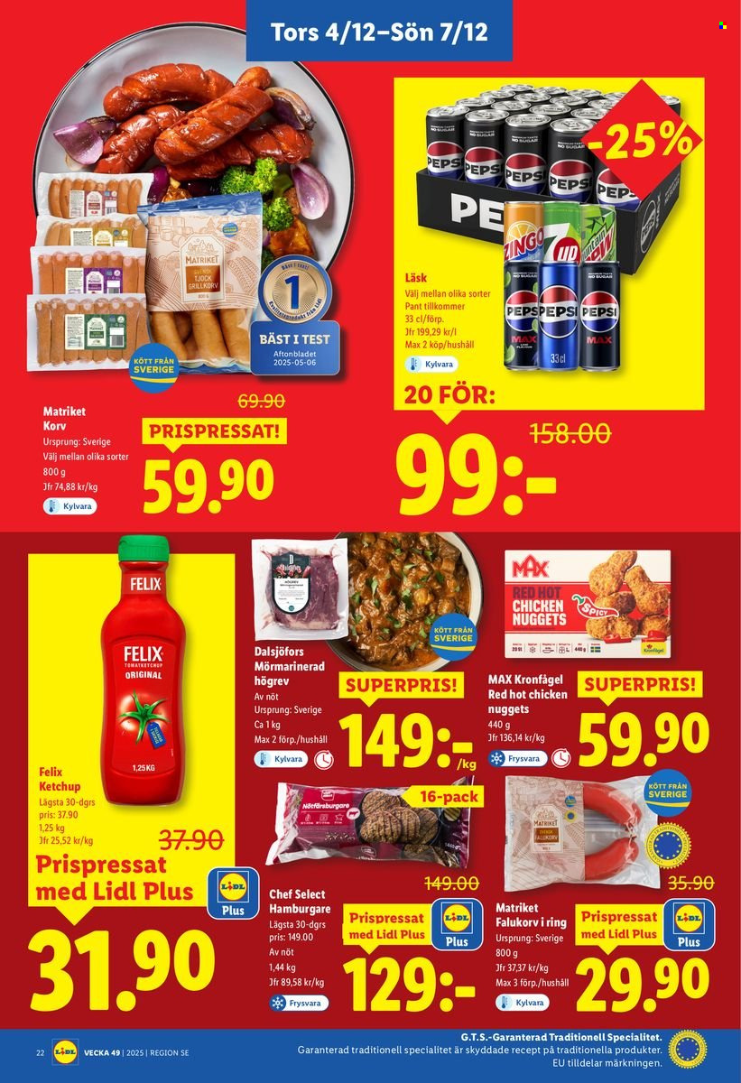 Lidl reklamblad - 1/12 2025 - 7/12 2025. Sida 28