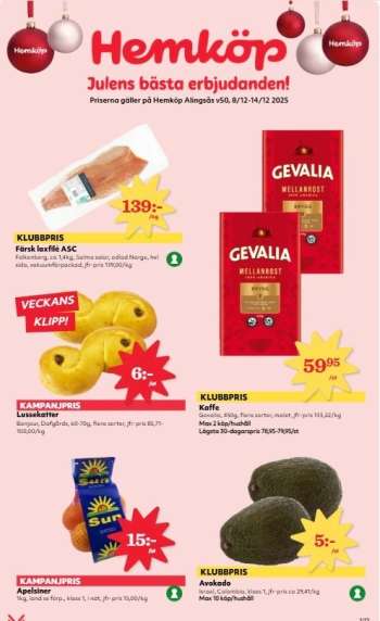 Hemköp reklamblad - 8/12 2025 - 14/12 2025.