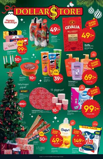 DollarStore reklamblad - 8/12 2025 - 14/12 2025.