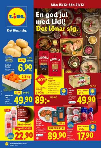 Lidl reklamblad - 15/12 2025 - 21/12 2025.