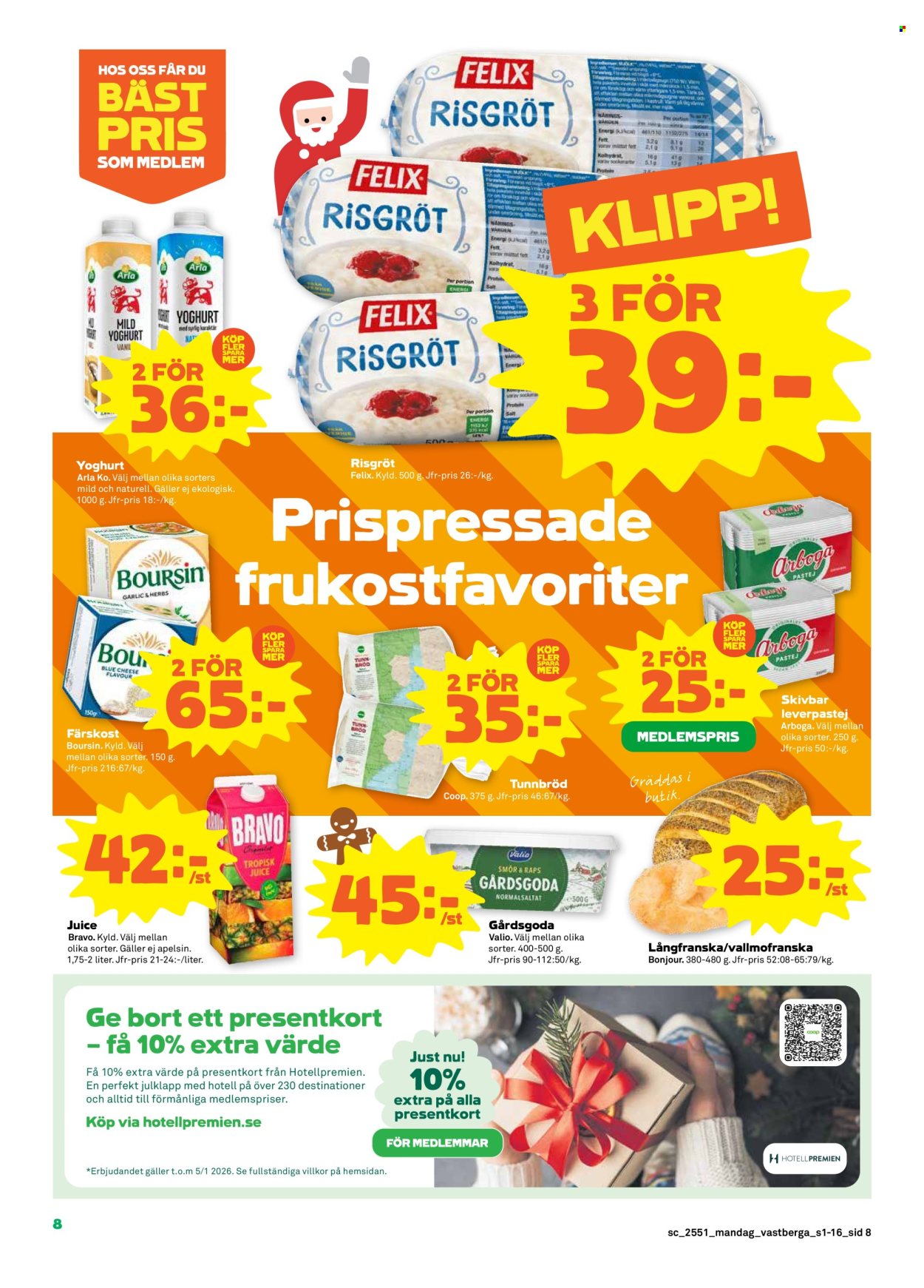Stora Coop reklamblad - 15/12 2025 - 24/12 2025. Sida 8