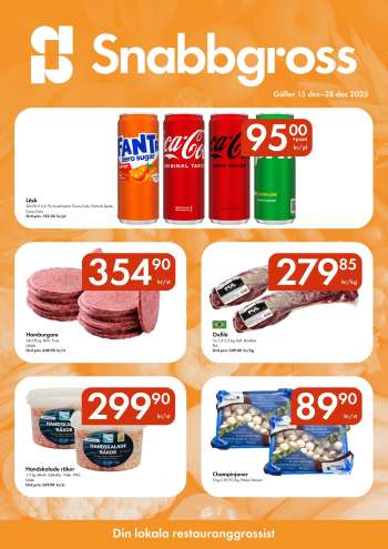 Snabbgross reklamblad - 15/12 2025 - 28/12 2025.