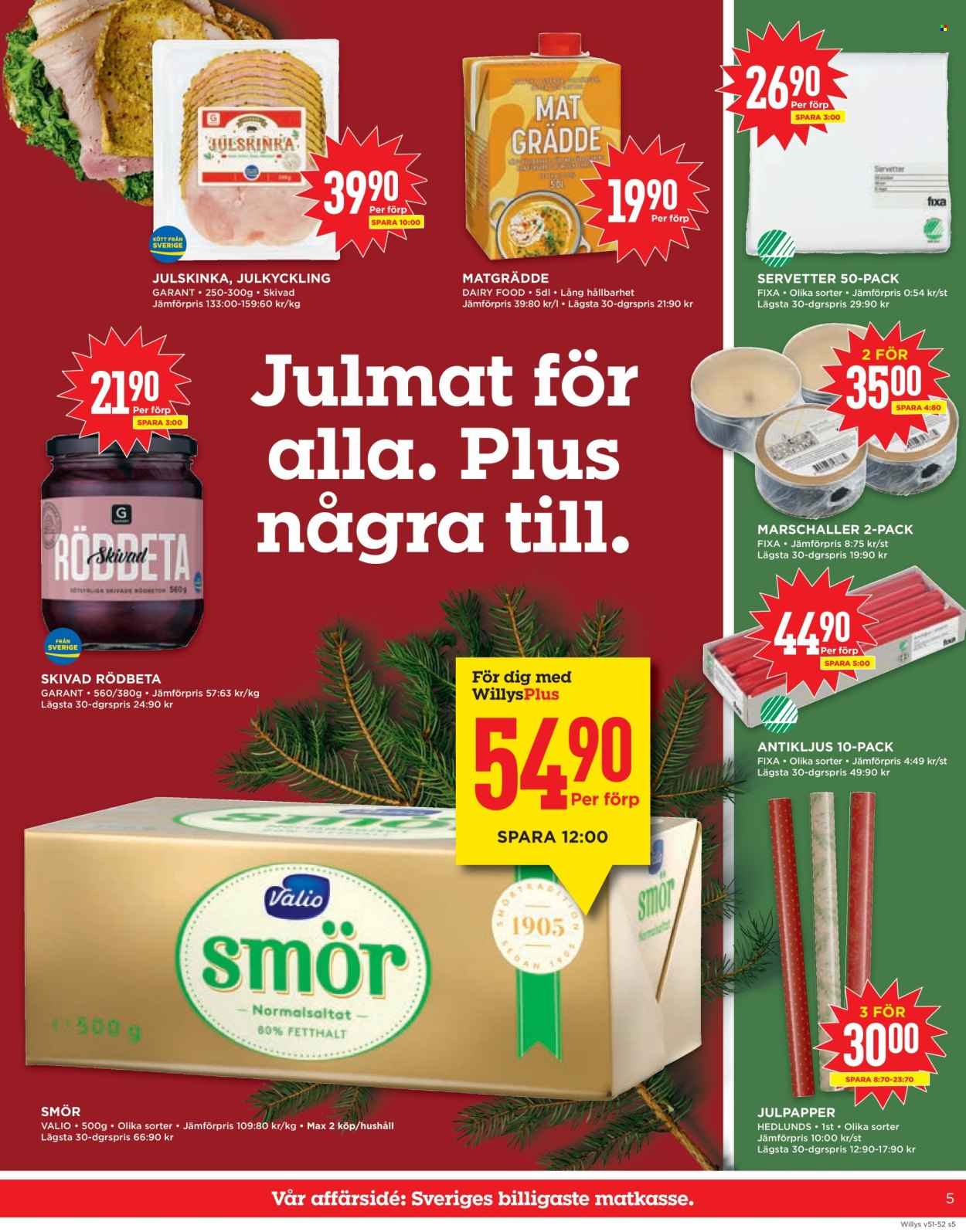 Willys reklamblad - 15/12 2025 - 25/12 2025. Sida 5