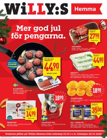 Willys reklamblad - 15/12 2025 - 21/12 2025.