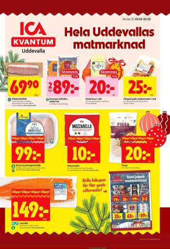 ICA reklamblad - 15/12 2025 - 21/12 2025.