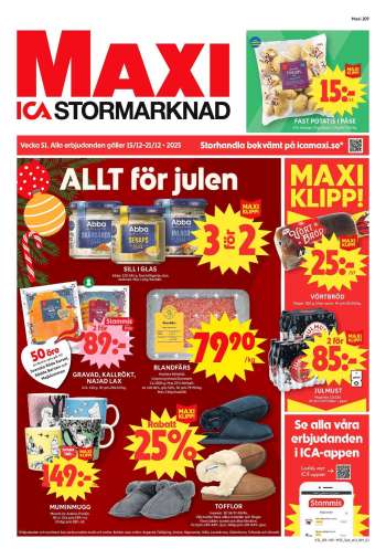 ICA reklamblad - 15/12 2025 - 21/12 2025.