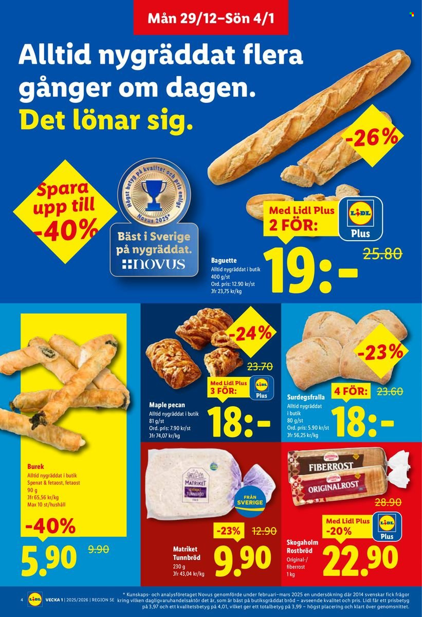 Lidl reklamblad - 29/12 2025 - 4/1 2026. Sida 4