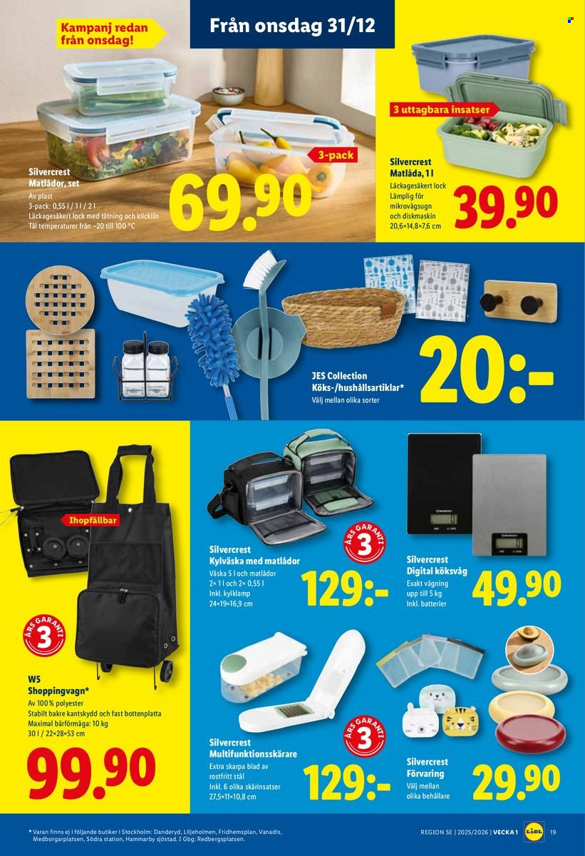Lidl reklamblad - 29/12 2025 - 4/1 2026. Sida 21