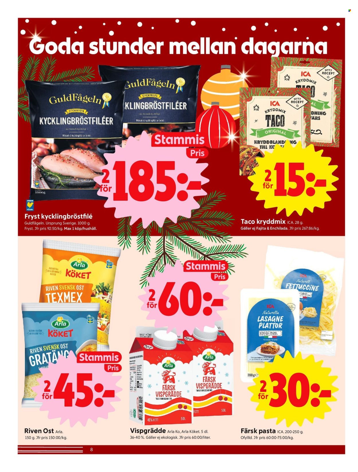 ICA reklamblad - 22/12 2025 - 28/12 2025. Sida 8
