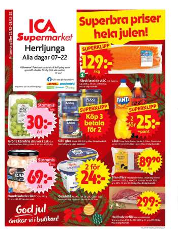 ICA reklamblad - 22/12 2025 - 28/12 2025.