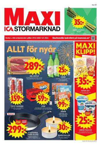 ICA reklamblad - 29/12 2025 - 4/1 2026.